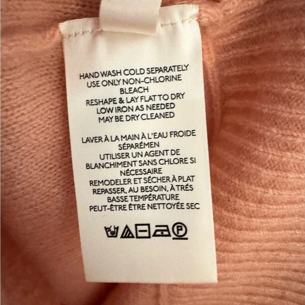 Free People Kora Cashmere Crew Sweater in Vintage Rose
